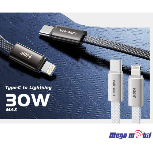 Data Kabel iPhone PD FAST VD-DC22CL 27W 1m white