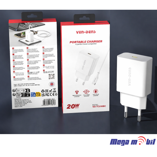 Polnac 220V VD-TC016BC PD 20W white