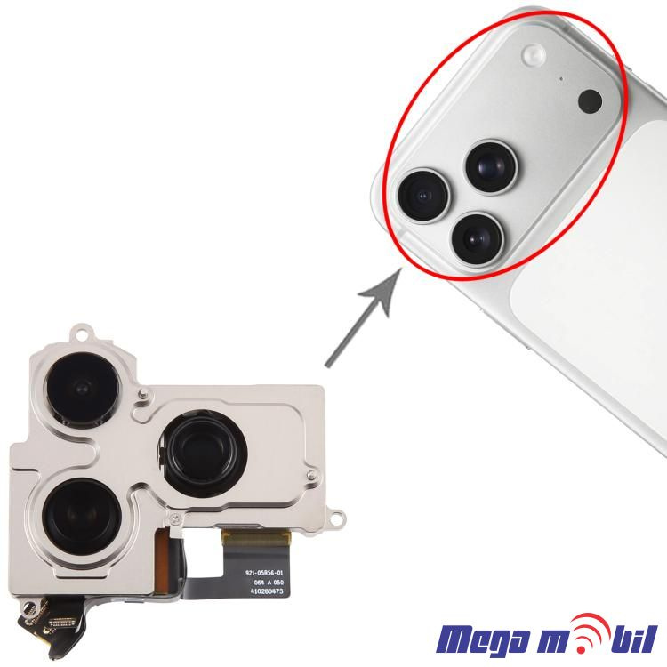 Kamera iPhone 17 Pro Max zadna
