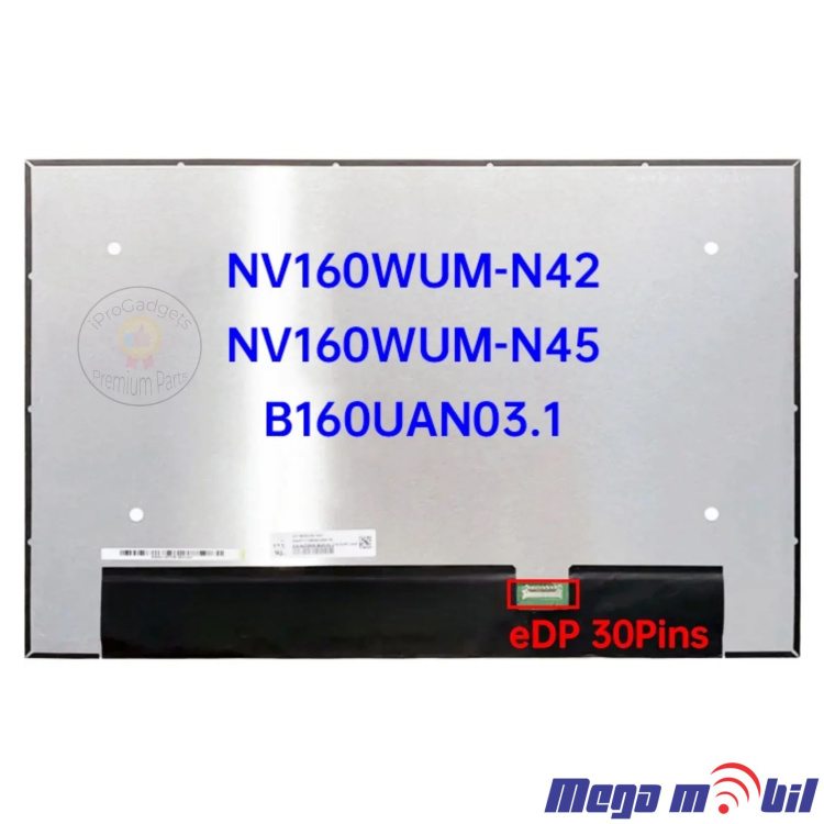 Ekran za laptop 16" NV160WUM-N45 Full HD 1920X1200 30 pin 