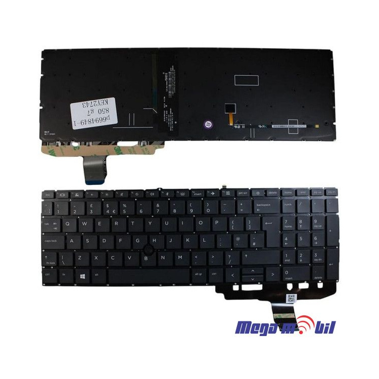 Tastatura za laptop HP Elitebook 850 G7 G8 855 G7 G8 so backlight Pointer/Big Enter