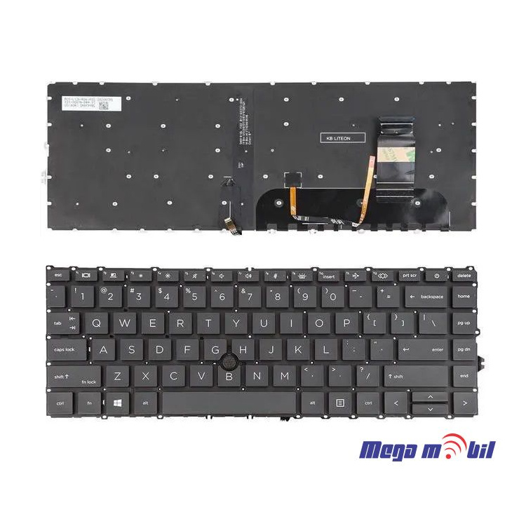Tastatura za laptop HP Elitebook 840 G7 840 G8 so backlight Small Enter