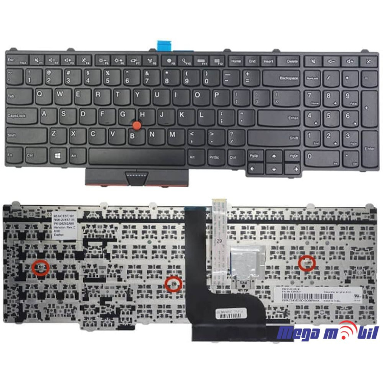 Tastatura za laptop Lenovo Thinkpad P50 P50S bez backlight ORG