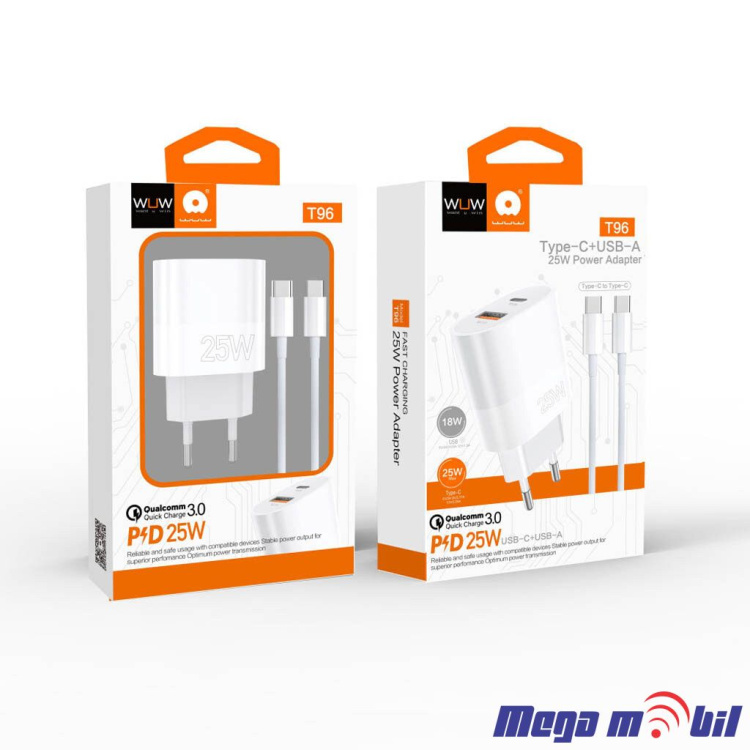 Polnac 220V Type C WUW-T96 PD 25W+QC 18W