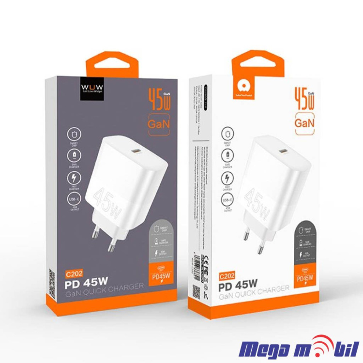 Polnac 220V WUW-C202 PD 45W GaN