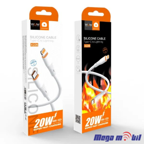 Data Kabel iPhone PD WUW-X226 20W 1m FAST white