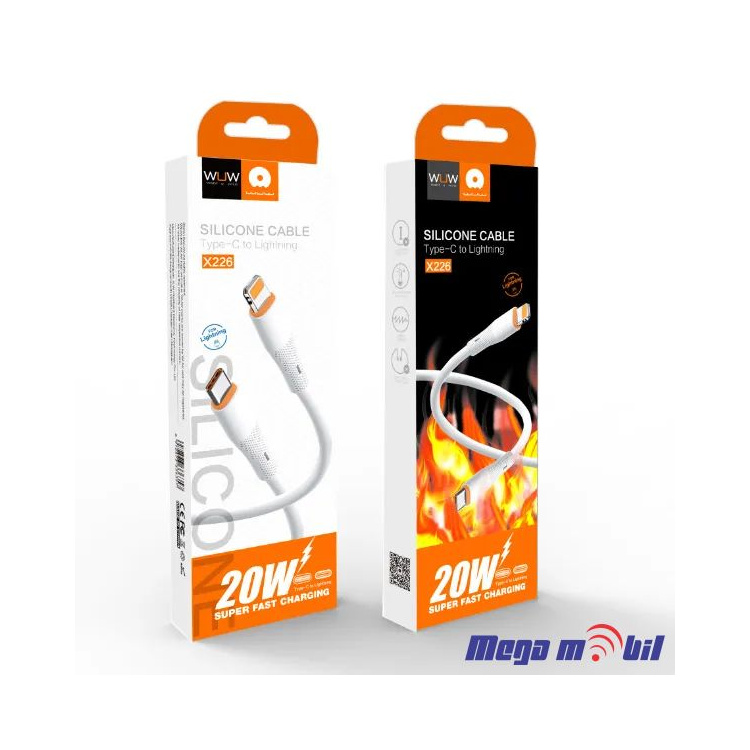 Data Kabel iPhone PD WUW-X226 20W 1m FAST white