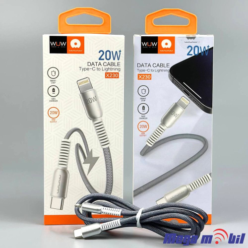 Data Kabel iPhone PD WUW-X230 20W 1m FAST grey