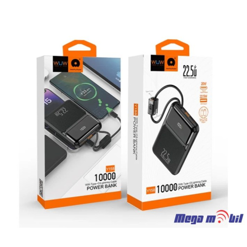 Baterija eksterna 10000mAh WUW-Y158 FAST+PD black