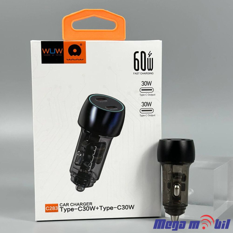 Polnac 12V/24V WUW-C283 PD 30W+PD 30W black