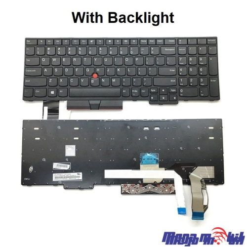 Tastatura za laptop Lenovo Thinkpad E580 L580 T590 E590 L590, P52 P72 P53 P73 so pointer i backlight
