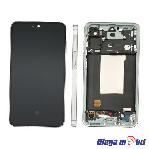 Ekran Samsung A566B/ A56 SO RAMKA olive full org 