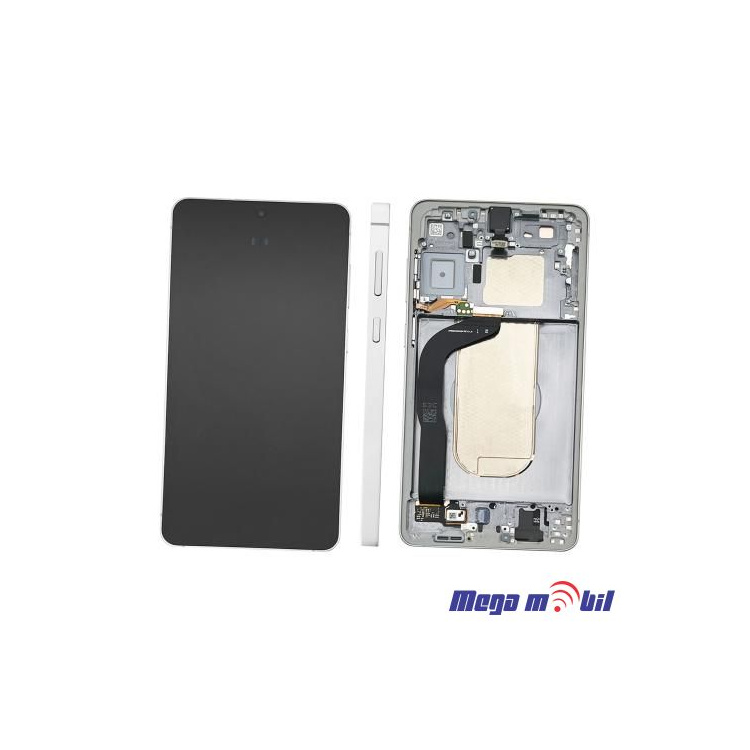 Ekran Samsung S937B S25 Edge SO RAMKA silver full org