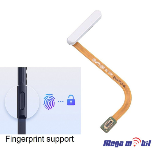 Fletkabel Samsung A26/ A266B Power on/off white