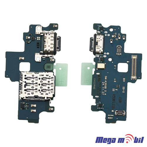 Konektor za polnenje Samsung A366B/ A36 komplet plocka full org