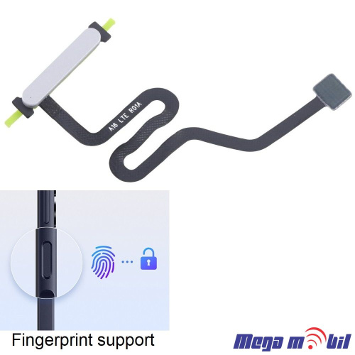 Fletkabel Samsung A16/ A166B Power on/off grey