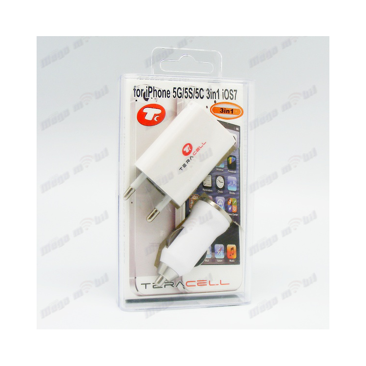 Polnac 220V iPhone 5/5S 3 vo 1