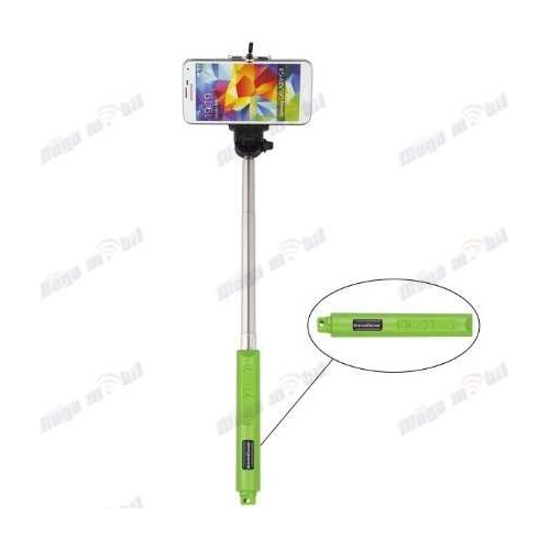 Selfie Stick Bluetooth Zoom green