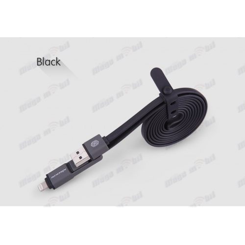 Data Kabel iPhone/Micro Nillkin Plus black