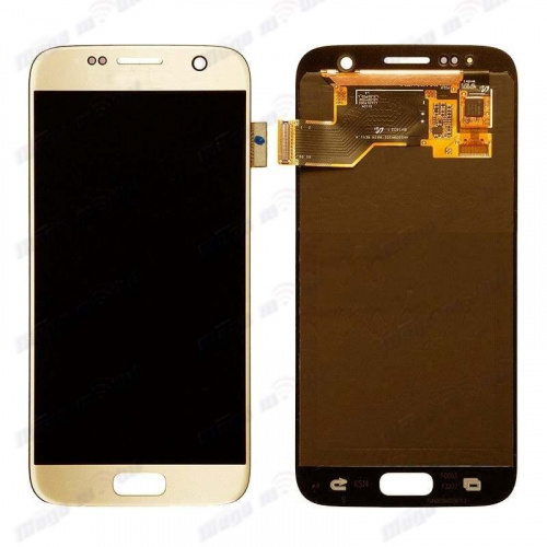 Ekran Samsung G930 S7 komplet Gold full org