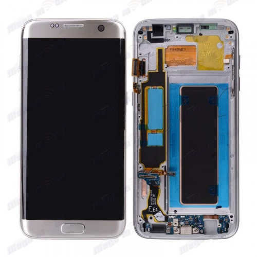 Ekran Samsung G935 S7 edge komplet Silver Repariran SO RAMKA