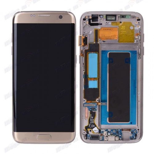 Ekran Samsung G935 S7 edge komplet Gold Repariran SO RAMKA