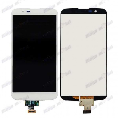 Ekran LG K10/K420N komplet white