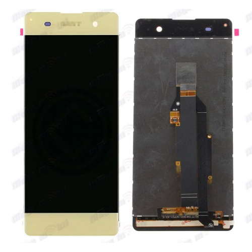 Ekran Sony Xperia XA komplet lime gold