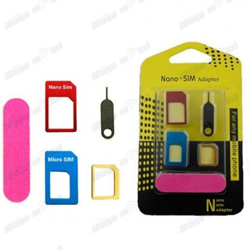 Nano + Micro SIM adapter (3 in 1 Metal)