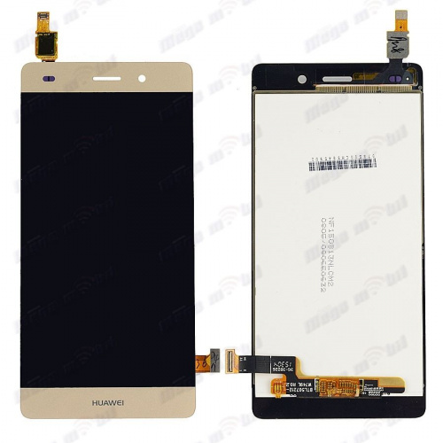 Ekran Huawei P8 lite komplet gold.