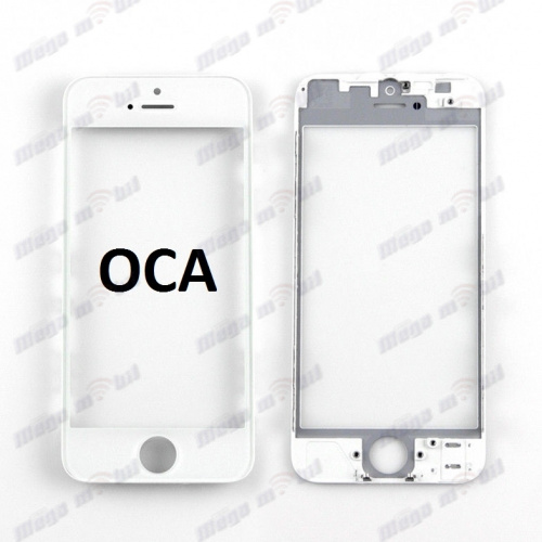 Staklo iPhone 5 White so Ramka i OCA