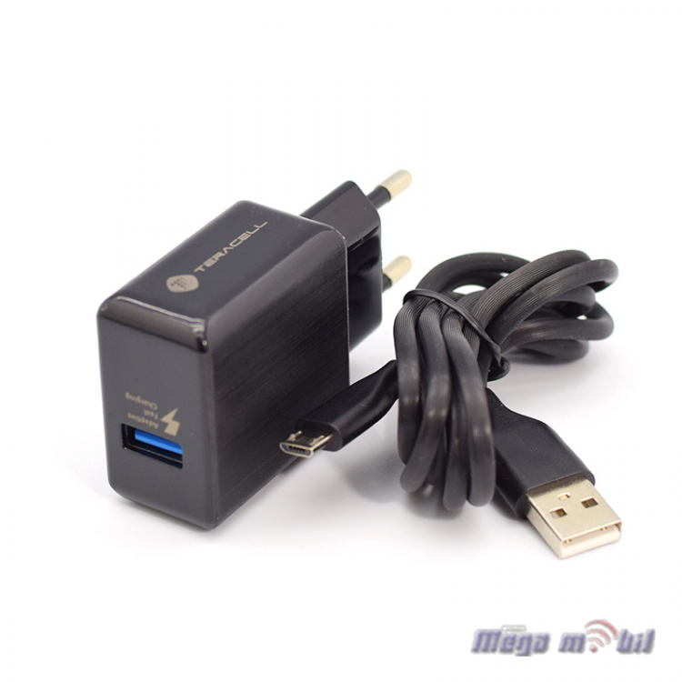 Polnac 220V Micro Fast Charger Teracell TC-31 2.1A black
