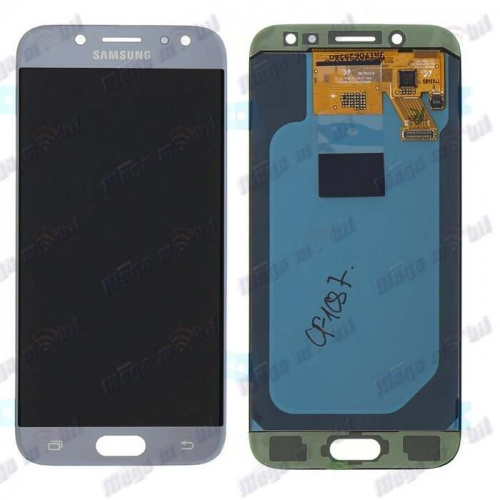 Ekran Samsung J530F/J5 2017 komplet Light Blue full org