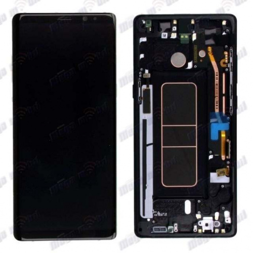 Ekran Samsung N950F Note 8 komplet Black full org